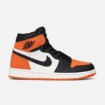 کتونی جردن ساقدار نارنجی مشکی سفید | Air Jordan High Orange Black White