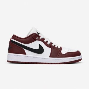 Air jordan 1 Low se dark pony جردن وان لو زرشکی سفید