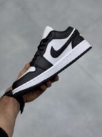 کتونی نایک ایر جردن وان لو پاندا مشکی سفید Nike Jordan 1 Low Panda Black White - تصویر 4