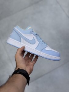 خرید جردن 1 لو سفید آبی یخی | Jordan 1 Low White Ice Blue