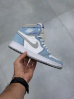کتونی نایک ایر جردن 1 هایپر رویال Air Jordan 1 Hyper Royal White blue - تصویر 2