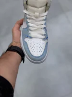 کتونی نایک ایر جردن 1 هایپر رویال Air Jordan 1 Hyper Royal White blue - تصویر 4