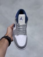 کتونی جردن وان لو فرنچ بلو | Nike Air Jordan 1 Low Stealth French Blue= - تصویر 3