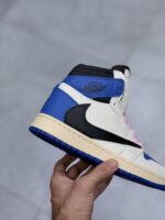 کتونی نایک ایر جردن وان ساقدار تراویس اسکات فرگمنت | Nike Air Jordan 1 High Travis Scott Fragment - تصویر 5