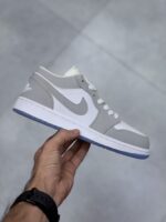 خرید جردن وان لو خاکستری | Jordan 1 Low Gray | کتونی ۱۸۰ - تصویر 2