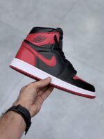 نایک ایر جردن 1 مشکی قرمز ساقدار (Nike Air Jordan 1 Retro High OG - تصویر 2