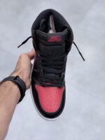 نایک ایر جردن 1 مشکی قرمز ساقدار (Nike Air Jordan 1 Retro High OG - تصویر 3