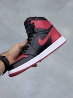 نایک ایر جردن 1 مشکی قرمز ساقدار (Nike Air Jordan 1 Retro High OG - تصویر 4
