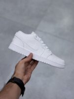 نایک ایر جردن وان لو سفید Nike Air Jordan 1 Low White - تصویر 2