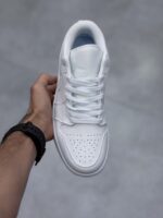 نایک ایر جردن وان لو سفید Nike Air Jordan 1 Low White - تصویر 3