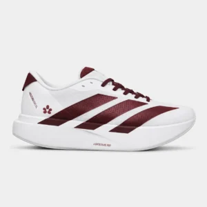 کتونی آدیداس آدیزیرو سفید زرشکی Adidas Adizero Evo SL White Burgundy