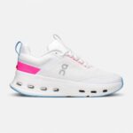 کتونی آن رانینگ کلودنوا سفید صورتی On Running Cloudnova X White & Pink