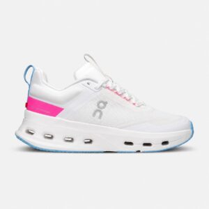 کتونی آن رانینگ کلودنوا سفید صورتی On Running Cloudnova X White & Pink