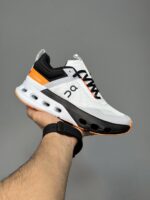 کتونی آن رانینگ سفید نارنجی On Running Cloudnova X White & Orange - تصویر 2