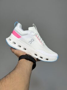 کتونی آن رانینگ کلودنوا سفید صورتی On Running Cloudnova X White & Pink