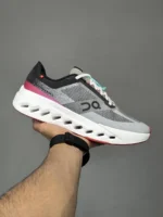 کتونی آن رانینگ کلودسرفر نکست مشکی سفید صورتی On Running Cloudsurfer Next Black White Pink - تصویر 2