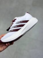کتونی آدیداس آدیزیرو سفید زرشکی Adidas Adizero Evo SL White Burgundy