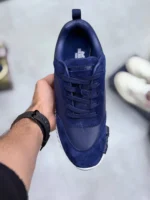 کتونی هرمس سرمه ایی سفید | Hermès Bouncing Sneaker - تصویر 4
