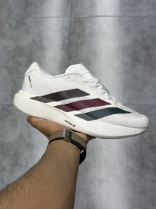 کتونی آدیداس آدیزیرو اوو اس ال سفید سه خط رنگی Adidas Adizero Evo SL Cloud White Multi