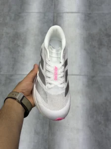 کتونی آدیداس آدیزیرو اوو اس ال سفید نقره ای صورتی Adidas Adizero Evo SL White Silver Pink - تصویر 3