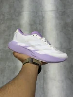 کتونی آدیداس آدیزیرو اوو اس ال سفید بنفش Adidas Adizero Evo SL White perple - تصویر 2